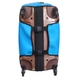 Protective cover for a large diving suitcase L 9001-3 Blue