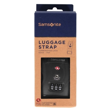 Luggage strap with TSA system Samsonite CO1*057;09 Black