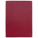 Обкладинка на паспорт Tergan із натуральної зернистої шкіри TG1200 червона