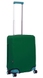 Neoprene protective cover for a small suitcase S 8003-32 Dark green (bottle)