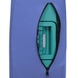 Чехол защитный для малого чемодана из неопрена S 8003-33 Перламутр джинс