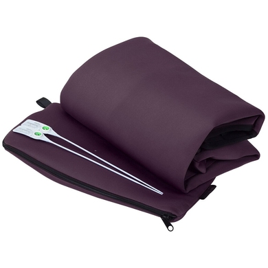Protective cover for a medium suitcase made of neoprene M 8002-10 Eggplant