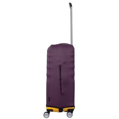Чехол защитный для среднего чемодана из неопрена M 8002-10 Баклажановый
