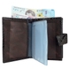 Обкладинка на автодокументи та паспорт Karya з лакованої шкіри KR448-015 темно-коричнева