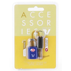 Навесной замок на ключах с системой TSA Roncato Accessories 419090 Blue