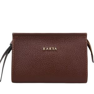 Косметичка жіноча Karya (Туреччина) з натуральної шкіри.