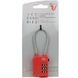Padlock with TSA system Roncato Accessories 419092 Red
