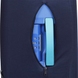 Protective cover for a medium suitcase made of neoprene M 8002-4 Dark blue