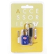 Padlock with key system TSA Roncato Accessories 419090 Blue