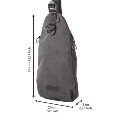 Men's shoulder bag by Tucano (Italy) from the Ago collection.