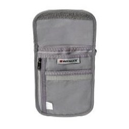 Wallet around the neck with RFID WENGER 604589, Grey