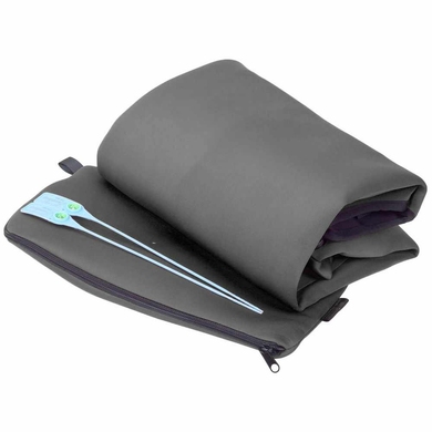 Чехол защитный для малого чемодана из неопрена S 8003-12 Темно-синий меланж