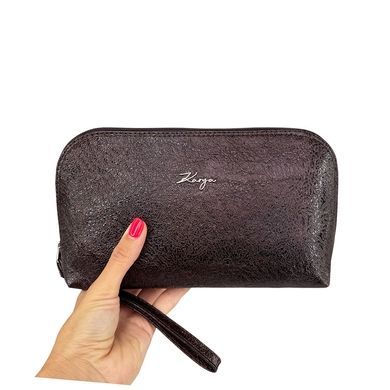 Cosmetic bag by Karya (Turkey) made of genuine leather.