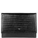 Tergan women's wallet made of genuine leather with embossing, TG1650, black
