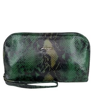 Cosmetic bag by Karya (Turkey) made of genuine leather.