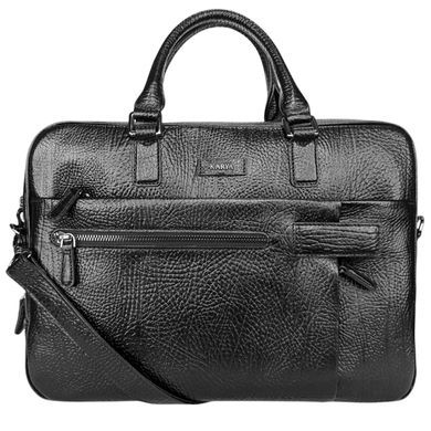Briefcase by Karya (Turkey) made of genuine leather.