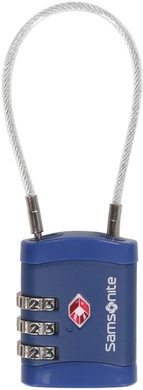 Навесной кодовый замок с системой TSA Samsonite Cablelock CO1*041;11 Midnight Blue