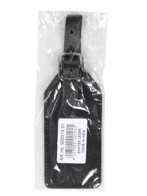 Travelite Accessories Genuine Leather Address Tag TL000010-01 Black