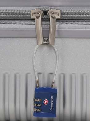 Padlock with TSA Samsonite Cablelock CO1*041;11 Midnight Blue