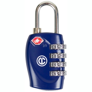Навісний кодовий замок з системою TSA Carlton Travel Accessories 05992798XBLU;03 синій