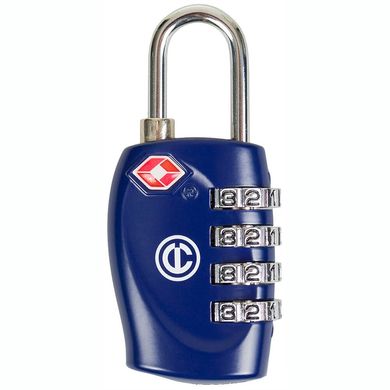 Навесной кодовый замок с системой TSA Carlton Travel Accessories 05992798XBLU;03 Blue
