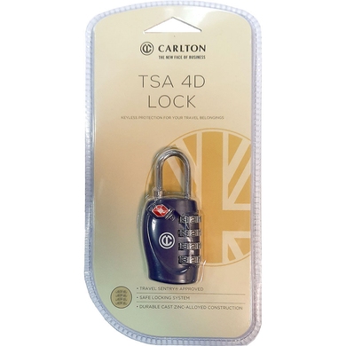 Навісний кодовий замок з системою TSA Carlton Travel Accessories 05992798XBLU;03 синій