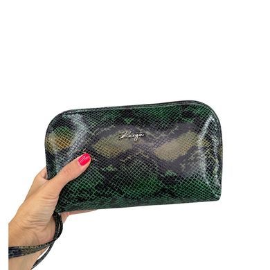 Cosmetic bag by Karya (Turkey) made of genuine leather.