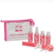 Cosmetic bag for liquids Roncato Travel Accessories 409035/39 pink/transparent
