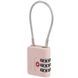 Padlock with TSA Samsonite TA REVOLUTION Cablelock 3 DIAL KR7*008;80 Rose