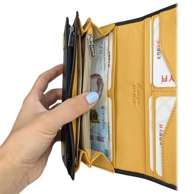 Women's wallet by Karya (Turkey) made of genuine leather.