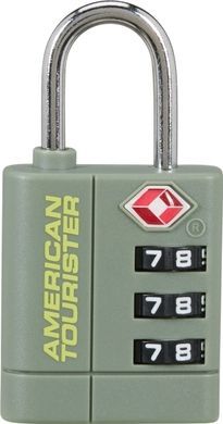 Навісний кодовий замок American Tourister Ta з системою TSA MF3*013;14 Olive/Lime