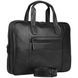 Briefcase by The Bond (Turkey) made of genuine leather.