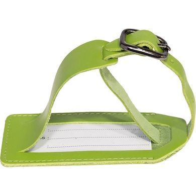 Адресная бирка из натуральной кожи Travelite Accessories TL000011-80 Green