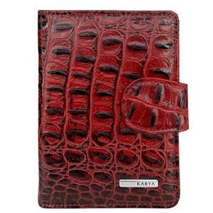 Women's wallet by Karya (Turkey) made of genuine leather.