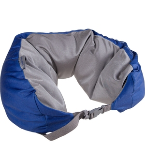 Подушка под голову с микрогранулами Carlton NECPILLBLU;03 синяя, Синий