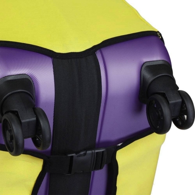 Neoprene protective cover for medium suitcase M 8002-11 Yellow