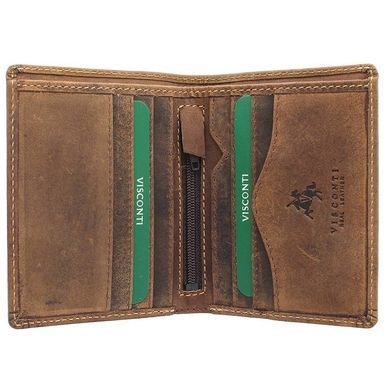 Men's wallet by Visconti (England) made of genuine leather.