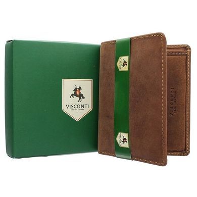 Men's wallet by Visconti (England) made of genuine leather.
