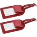 Set of address tags Travelite Accessories TL000045-10 red (2 pcs)