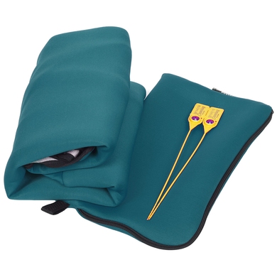 Protective cover for a small suitcase made of neoprene S 8003-38 Dark turquoise