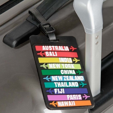 Address tag Travelite Accessories TL000015-913 Countries