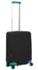 Neoprene protective cover for a small suitcase S 8003-3 Black