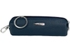 Ключниця на блискавці Eminsa із натуральної зернистої шкіри ES1549-37-19 синя