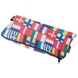 Protective cover for a small suitcase made of neoprene S Flags of the world 8003-0413