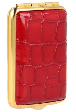 Braun Büffel VERONA genuine patent leather pillbox 40903-320-080 red