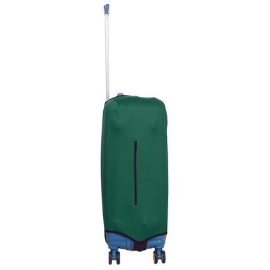 Чехол защитный для среднего чемодана из неопрена M 8002-32 Темно-зеленый (бутылочный)
