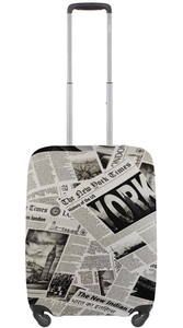 Чехол защитный для малого чемодана из дайвинга Газета 9003-0434