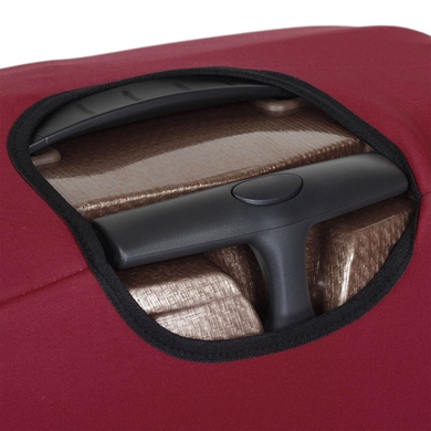 Protective cover for a large neoprene suitcase L 8001-42 Burgundy