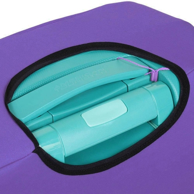 Чехол защитный для малого чемодана из дайвинга S 9003-55 Фиолетовый