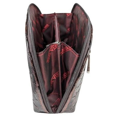 Cosmetic bag by Karya (Turkey) made of genuine leather.